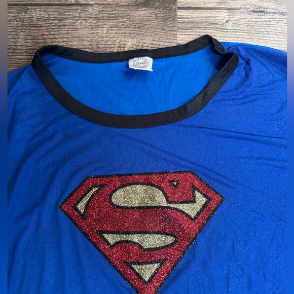 DC Comics Blue Superman Kids Shirt - Picture 4 of 8